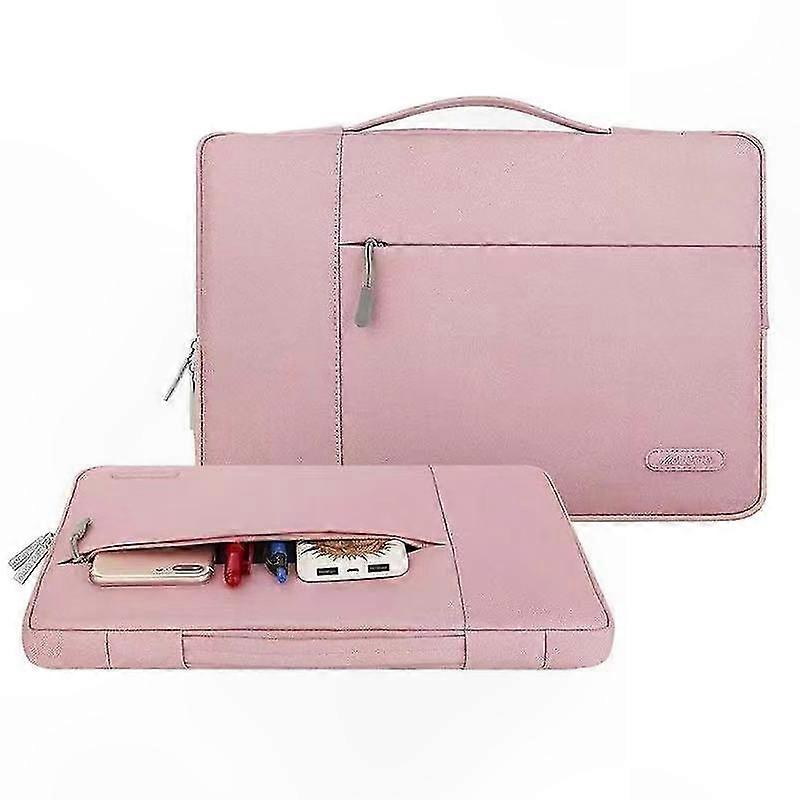 Pink Laptop Sleeve for 13 to 14 Inch Notebooks, Soft Protective Case Compatible with Most Ultrabooks and Laptops
