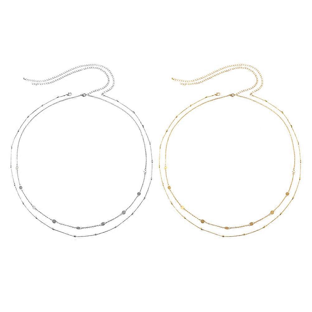 Here's a refined and appealing product description for your **2pcs Waist Chain Set for Women**:
### 🌟 2pcs Waist Chain Set for Women – Jewelry