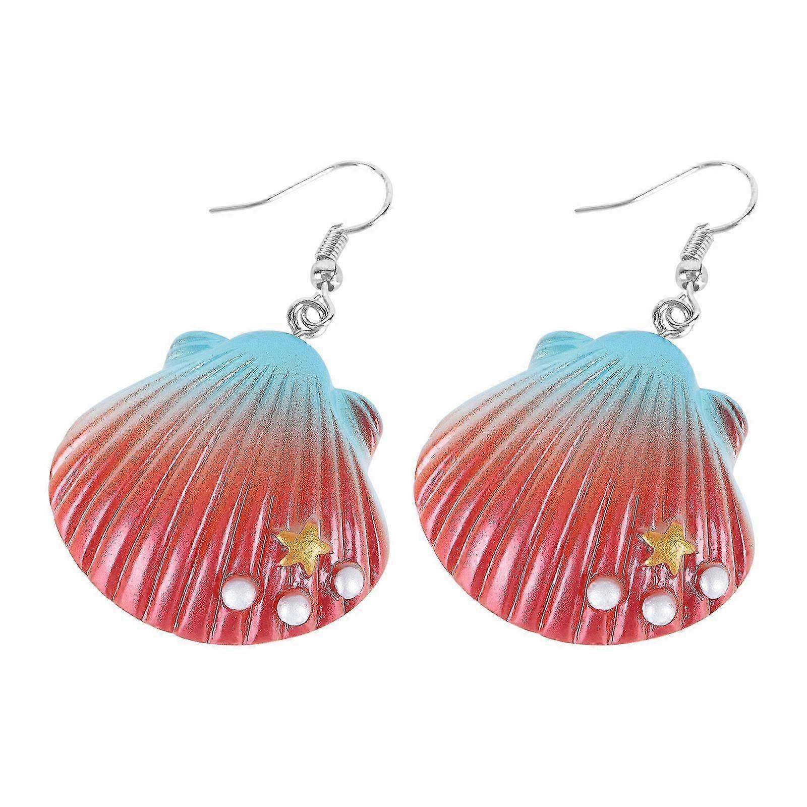 unbrand Boucles d’oreilles de plage compatibles avec les femmes pendentif boucles d’oreilles pendant