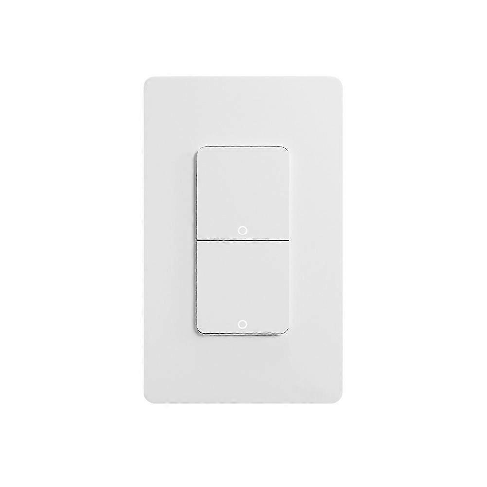 Matter WiFi Smart Light Switch 2-Gang US Push Button Wall Switch