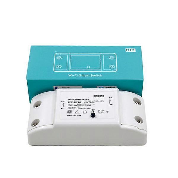 1st WiFi Smart Switch Voice App Remote Control 2200W Load Power Saving Smart Relay Switch