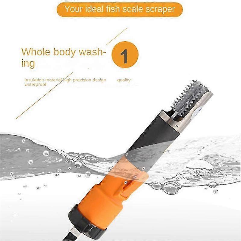 Electric Fish Scaler 6800 Forward and Reverse Fish Scale Tool Eu plug