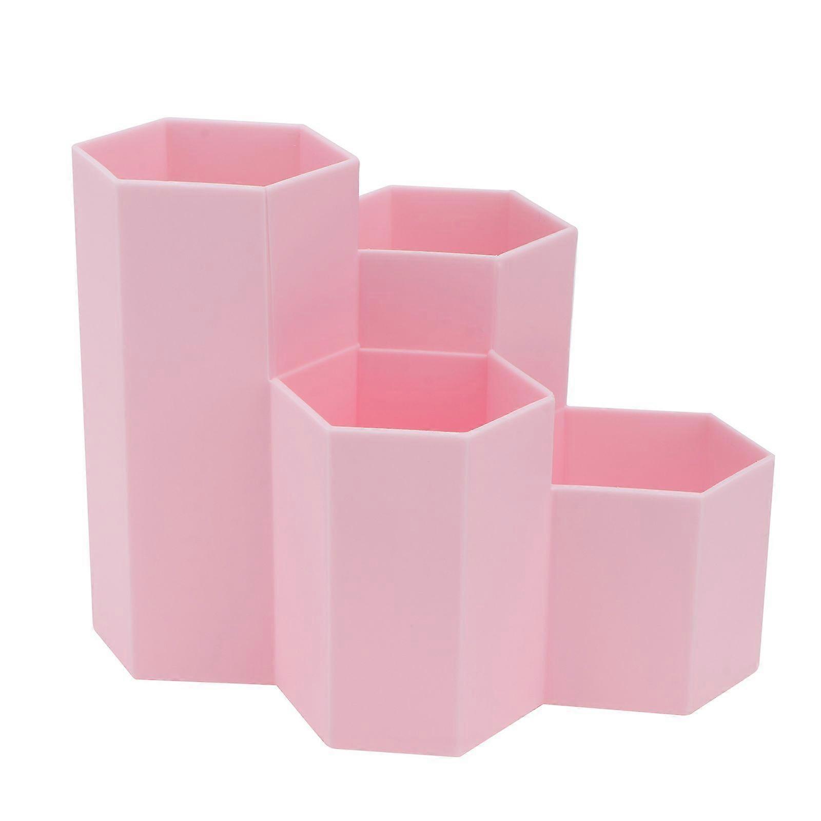 1Pc Multiple Grids Pencil Organizer Stationery Holder Students Storage Pot