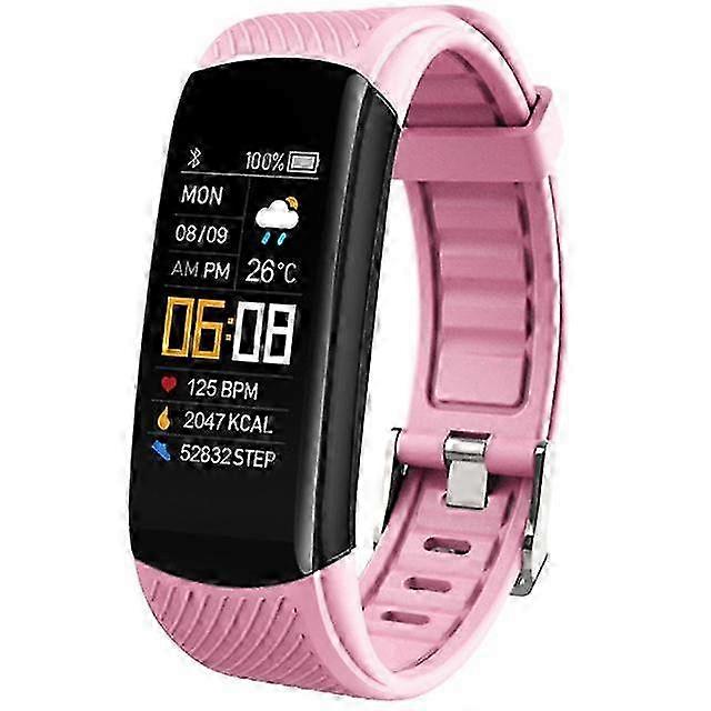 Fitness Smartwatch with Heart Rate Monitor, Weather Clock Band, Waterproof for Men & Women, Compatible with iPhone & Android - 2024 Model