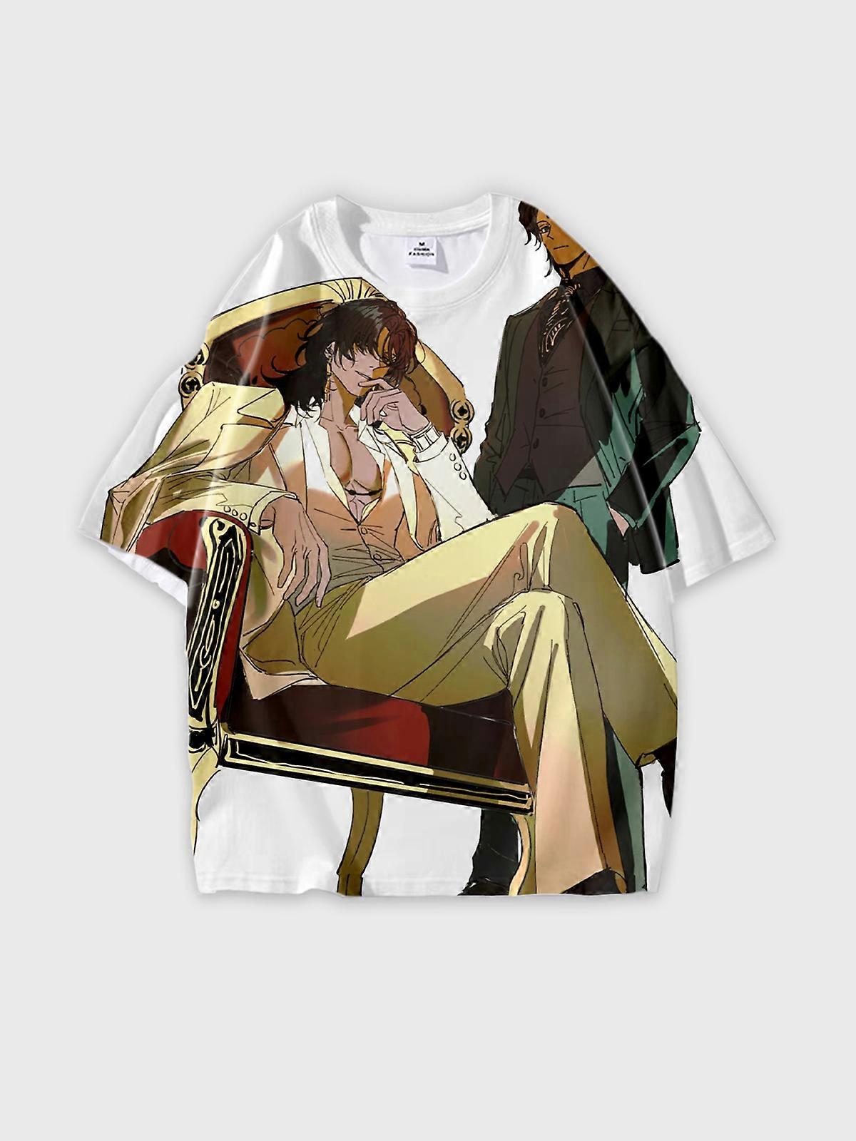 T-Shirt Short Sleeve Round Neck, Summer Casual Loose Graphic Tee, Unisex Sultan’s Game V508