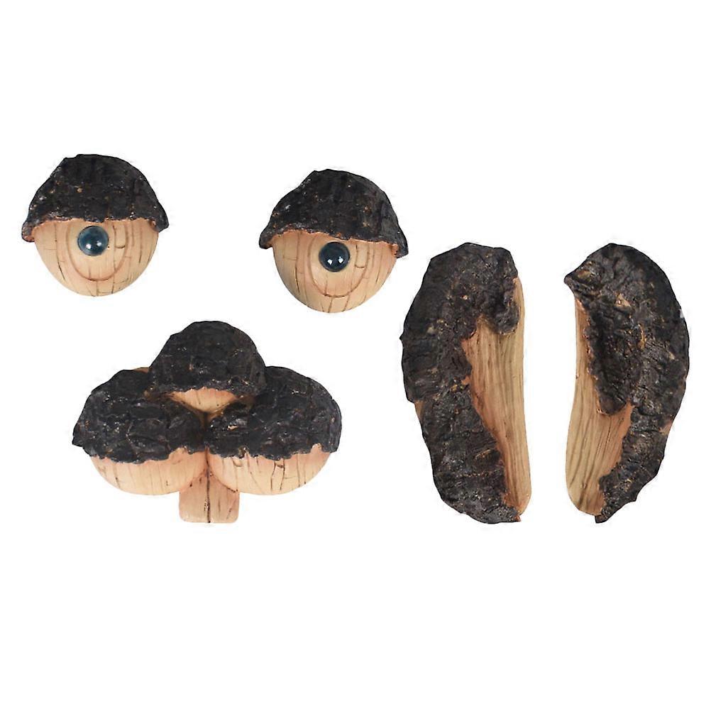 Garden Accessories Tree Decoration Art Crafts Home Decor Resin Material 13.97x5.82cm 1Set