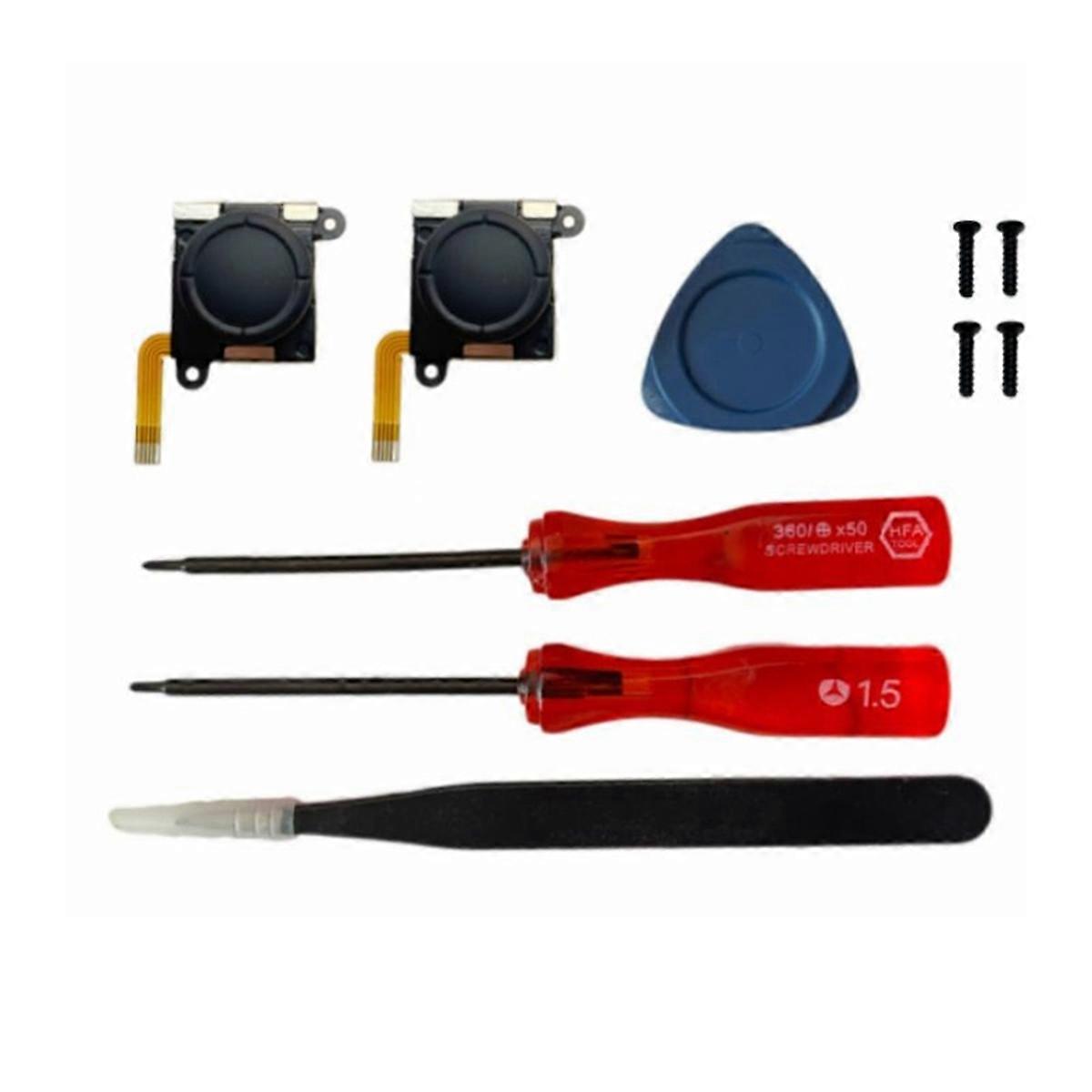 TMR Joystick+Tool Box for Switch/Lite/OLED TMR Electromagnetic Joystick Anti-Drift Tunnel Magnetic Resistance Joystick A