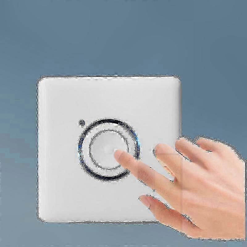 Outdoor LED Touch Timer Switch with 16 Delay Levels and Digital Countdown Function, AC110-250V Wall Timer