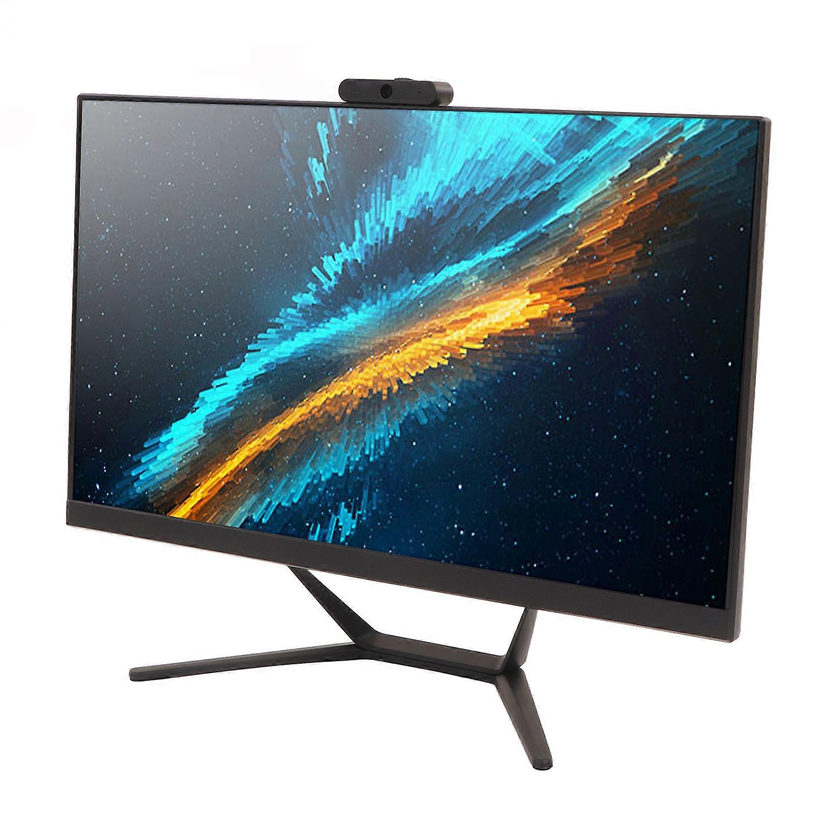 All in One 23.8" FHD PC 8GB DDR4 256GB SSD WiFi Black EU Plug