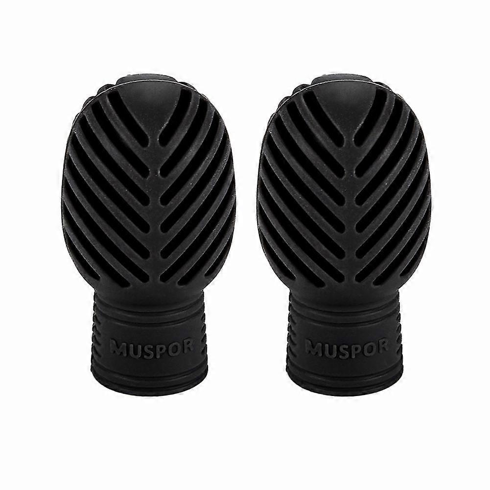 2 / 4PC Silicone Drum Stick Sleeve Practice Tips Mute Damper Capa Protetora