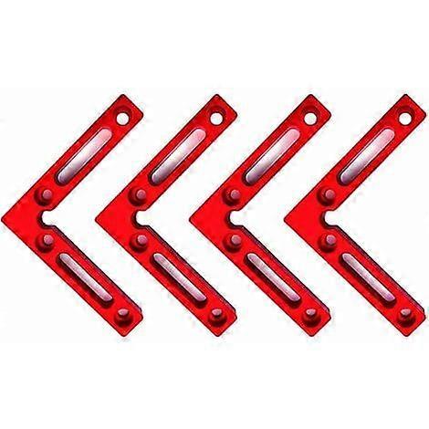 - 90 Degree Positioning Squares 11.9 x 11.9cm, 90 Degree L Type Corner Clamp,