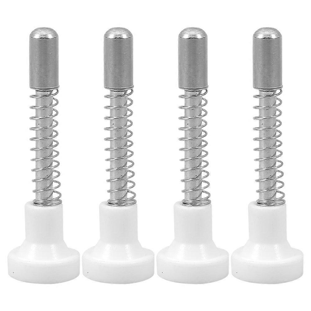 4pcs Adjustable Plunger Latch For Crib Spring Loaded Strike Plate For Bed Universal Toddler Bed Rail Window Screen Plunger Pins