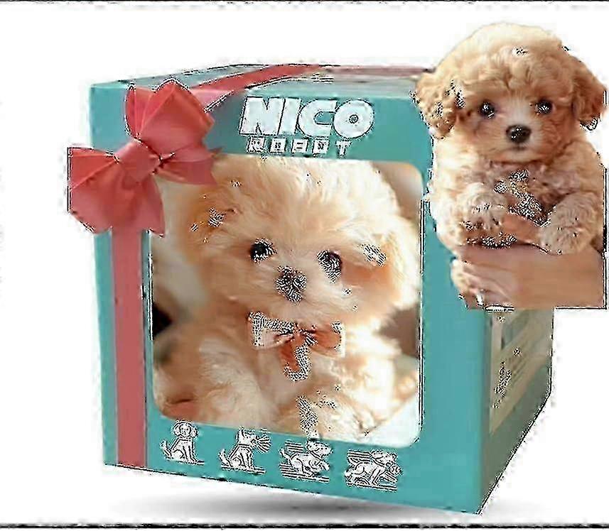 Nicoo AI Robot Dog: Realistic Robotic Puppy Walks, Barks, and Wags Tail