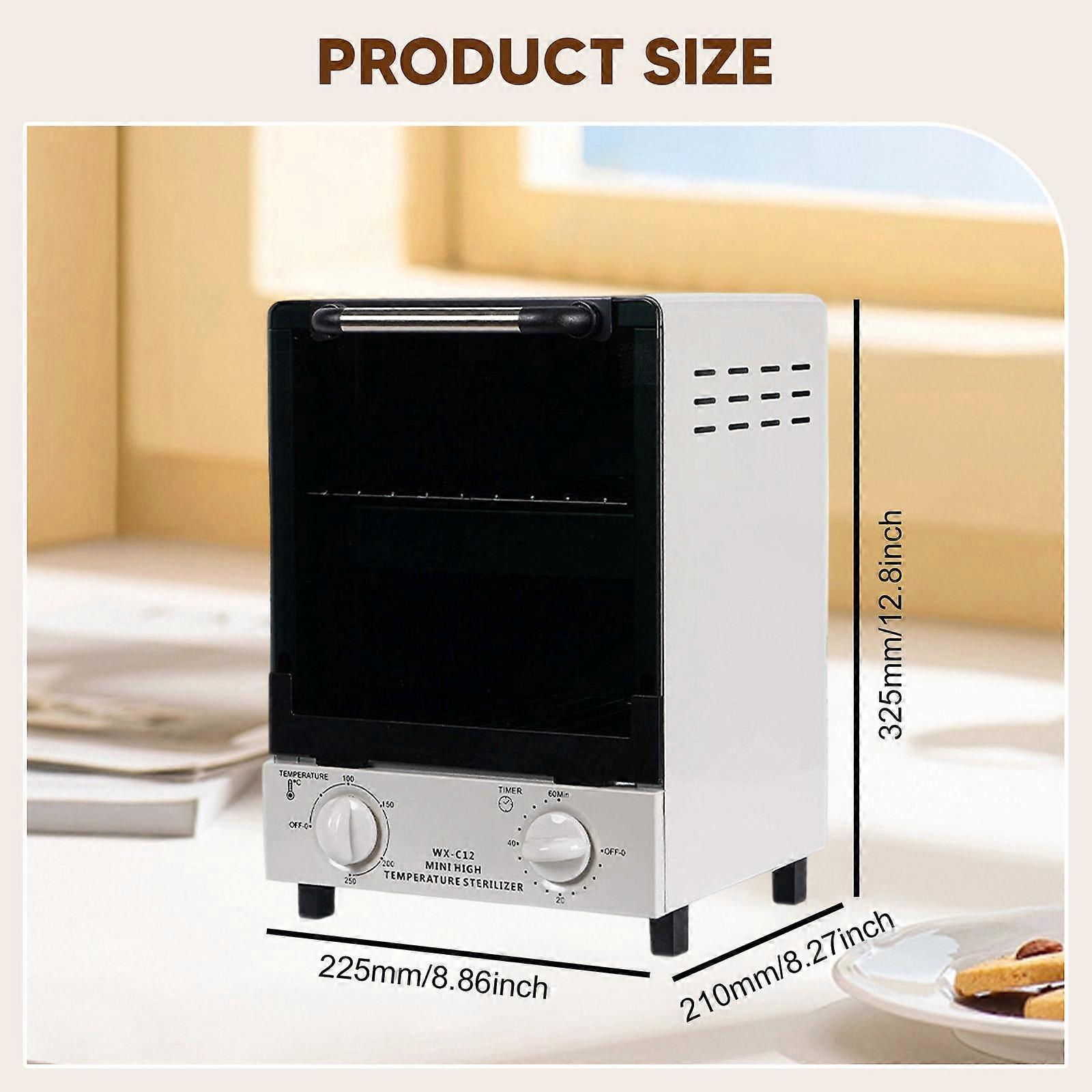 Nail Tool Cleaning Machine Anti Slip Base Sanitizer Box for Beauty Home Keys