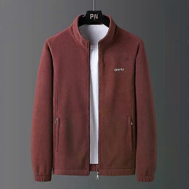 Men's Autumn Casual Plus Size Stand Collar Jacket New Spring Fashion Outdoor Jacket Coat Classic Solid Color Sports Men Jacket