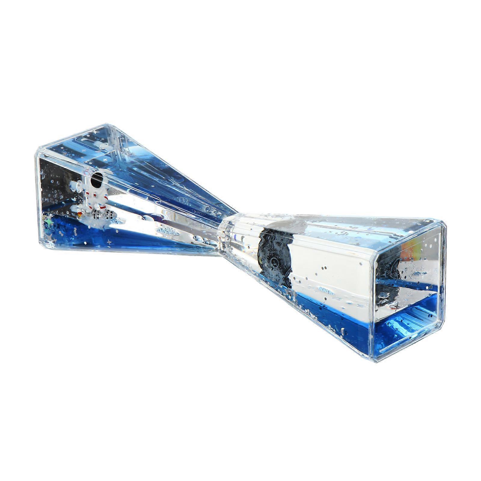 Liquid Hourglass Acrylic Timer for Home Use 2Pcs Bedroom Ornament