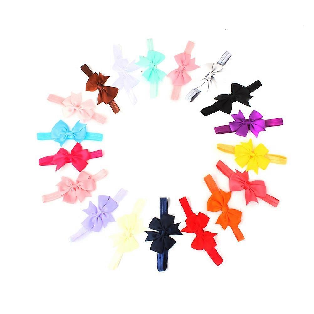 Newborn Bows Bow Shape Family Events Assorted Color Matching Clothes 20Pcs