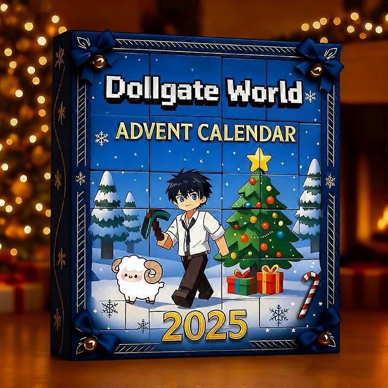 Doll Gate World Advent Countdown Blind Box Christmas Tree Decoration Acrylic Pendant