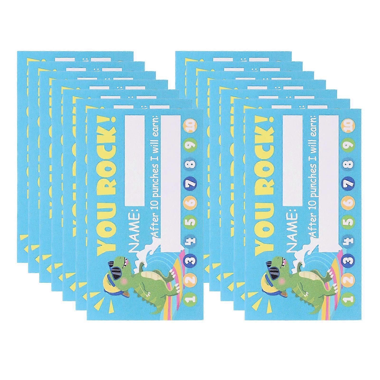 Incentive Reward Punch Cards for Students Teaching Tools 250Pcs Pack