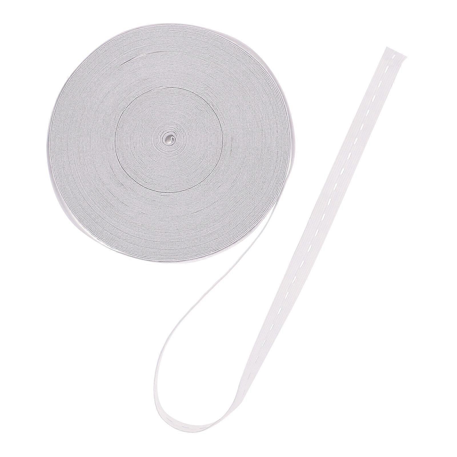 Stretchable Band Diy Elastic Band Diy Clothing Accessories White Polyester Material Provided 1 Roll