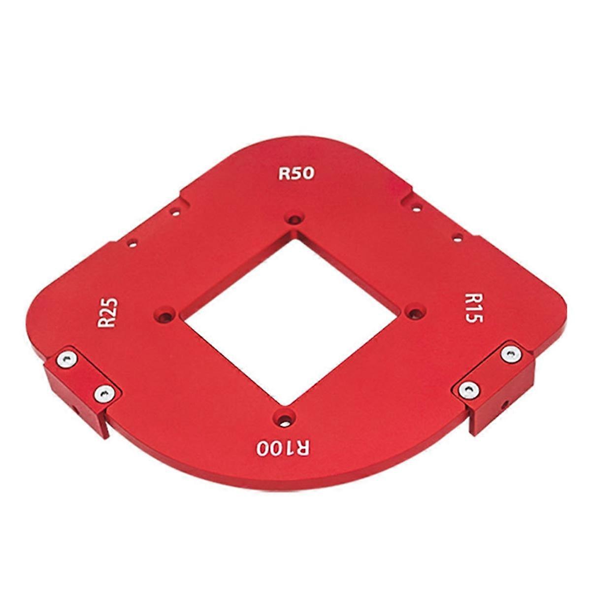 4 in 1 Arc Angle Positioning Jig Round Corner Radius Template Router Template Jig High for Woodwork