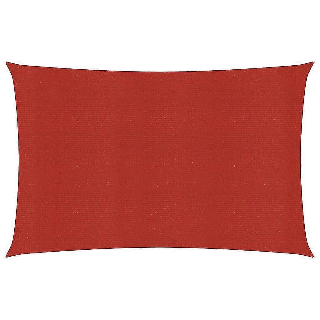 Balcony Red Hdpe Sunshade Sail 2x3 M