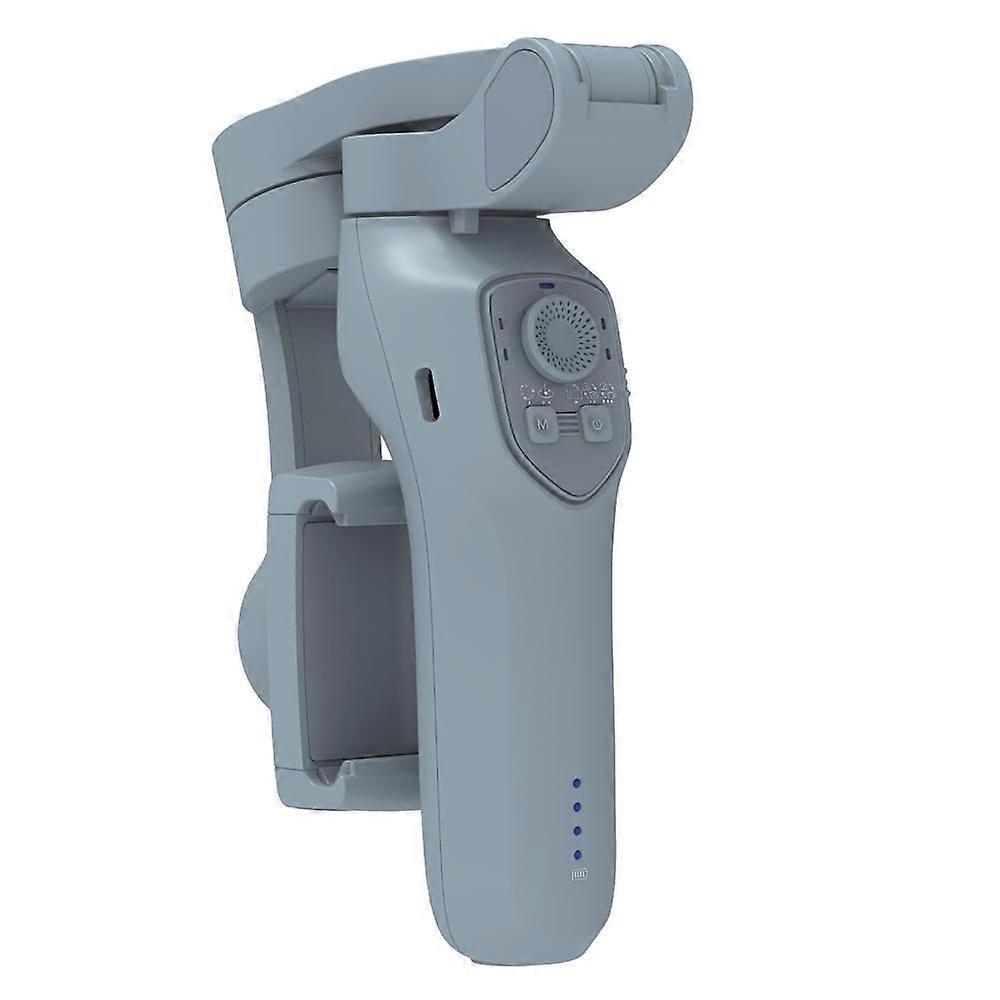 3-Axis Folding Stabilizer Portable Cell Phone Gimbal Tripod Holder Support Wide Angle, Grey