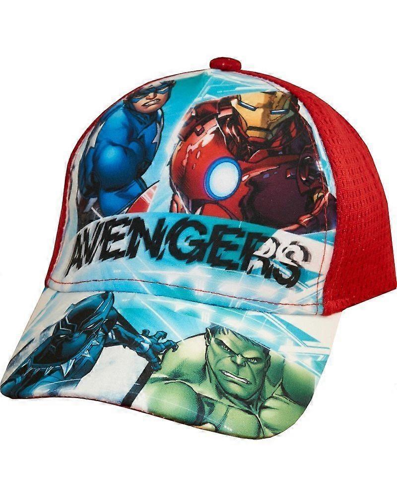 Boys ET4173 Marvel Avengers Baseball Cap Hat with Adjustable Back