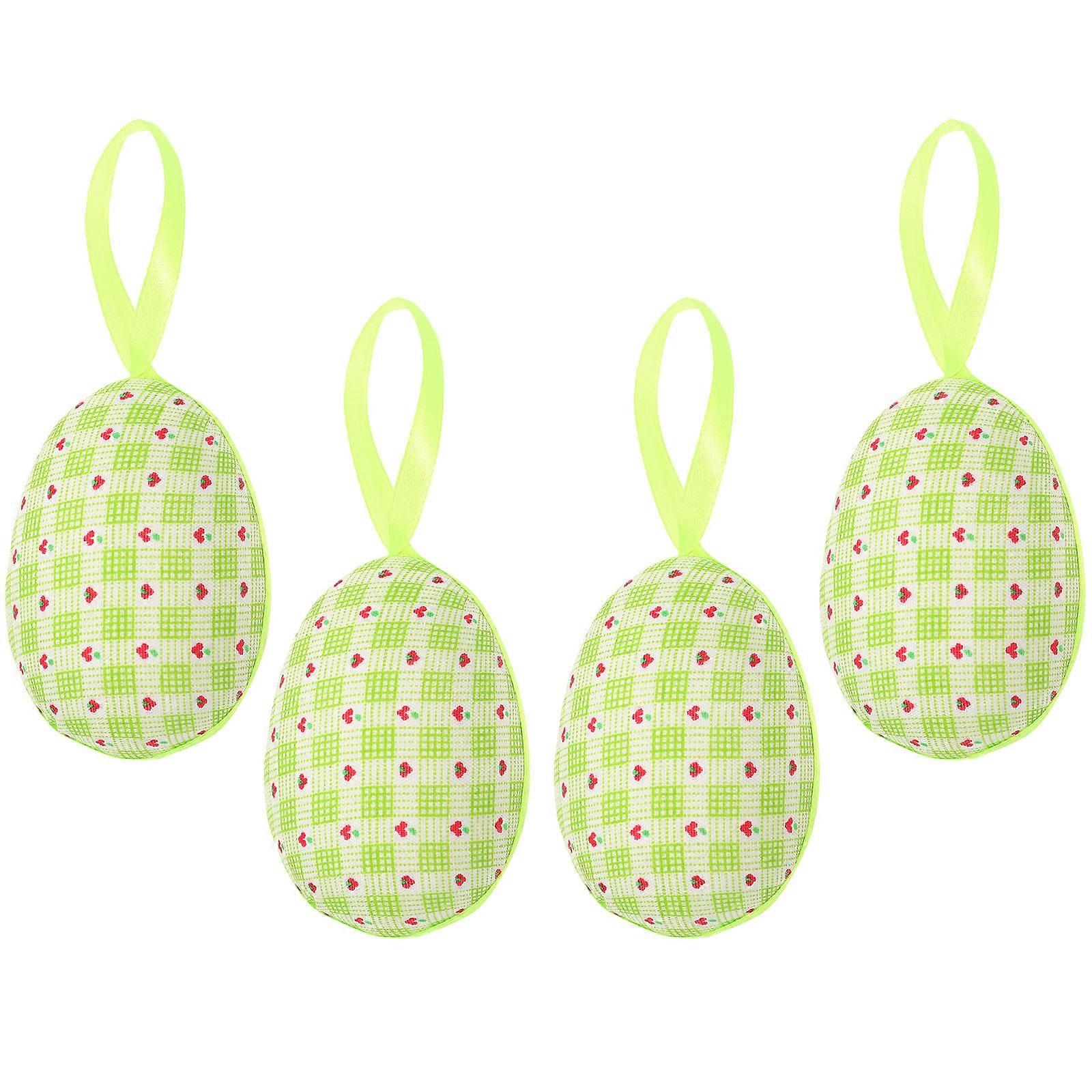 Light Green Foam Easter Egg Ornament for Hanging 20Pcs Decoration