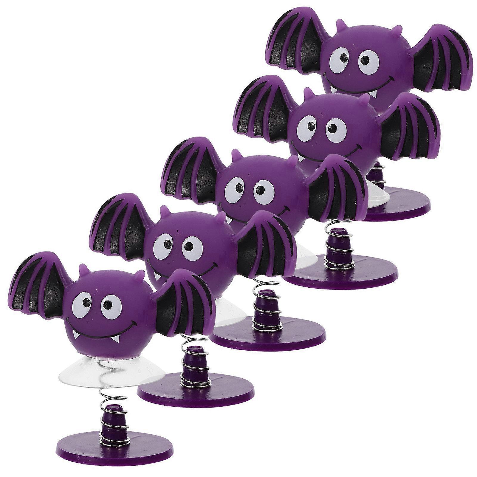 Halloween Spring Toy Purple Cartoon Jumping Toy for Playing 25Pcs Set