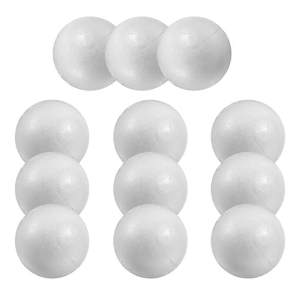 White Foam Ball Round Solid Ball for Kids DIY Projects 48Pcs Set
