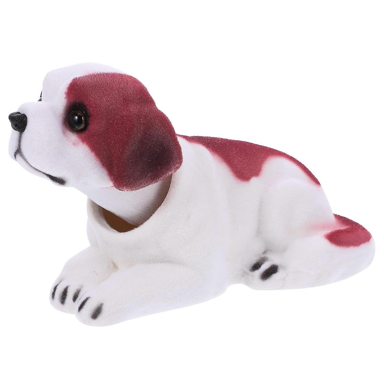 Puppy Shape Dog Ornament Shaking Head Adornment For Car Home .00X8.00X6.50CM 1Pack