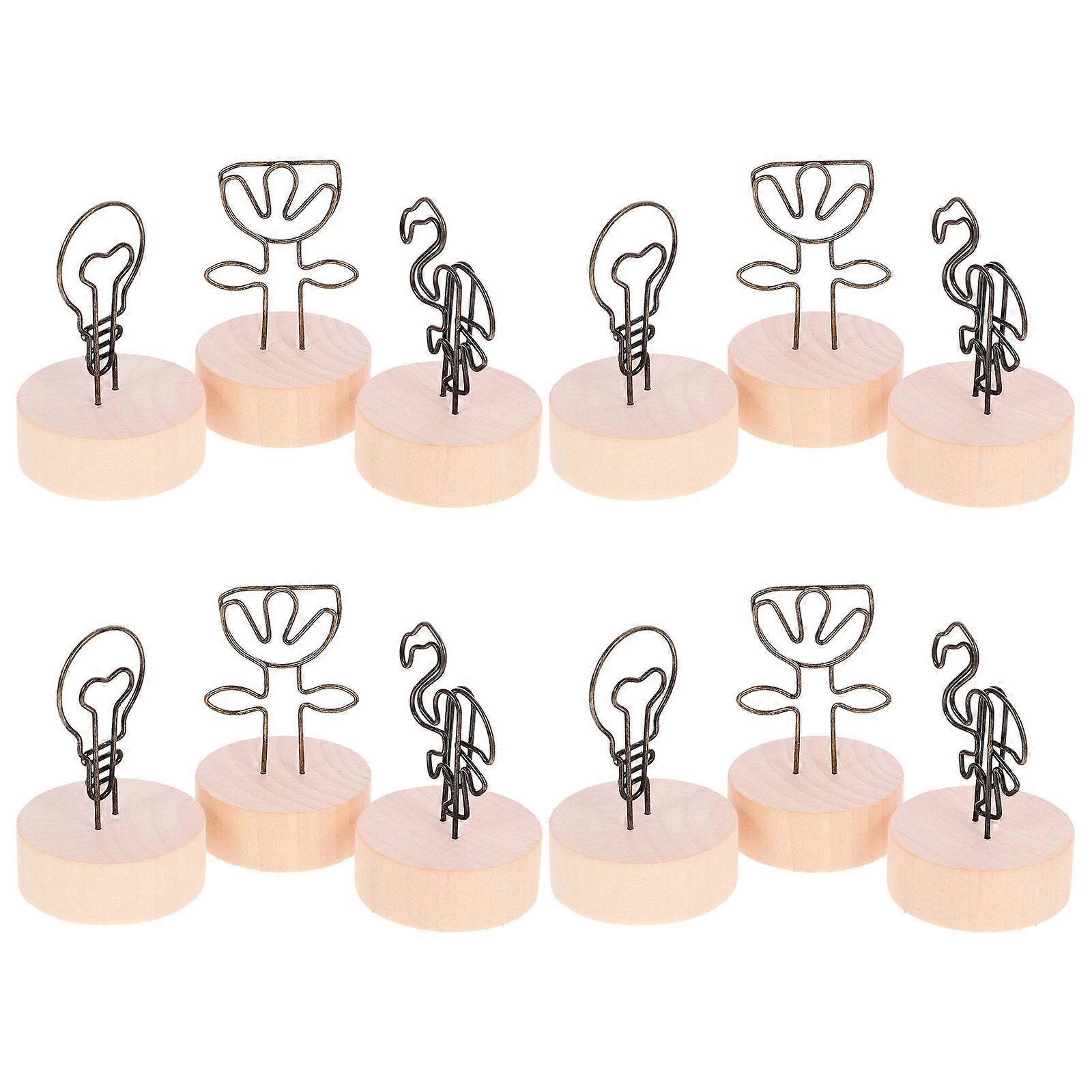 Photo Clip Standing Memo Clamp 60 Pcs Hold Memos Suitable For Office Supplies Retro Style For Daily Use
