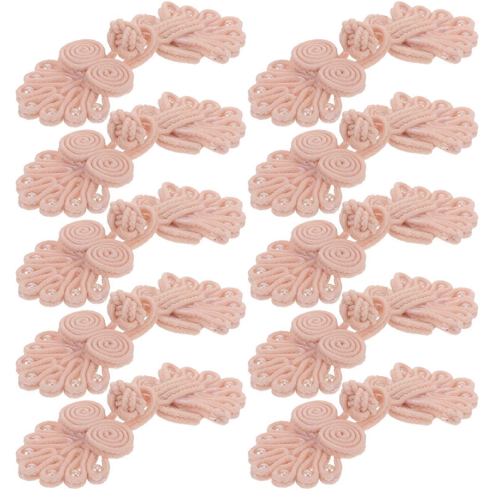 Nylon Sewing Buttons for Clothes Closure 30Pcs Pink Decorative Buttons
