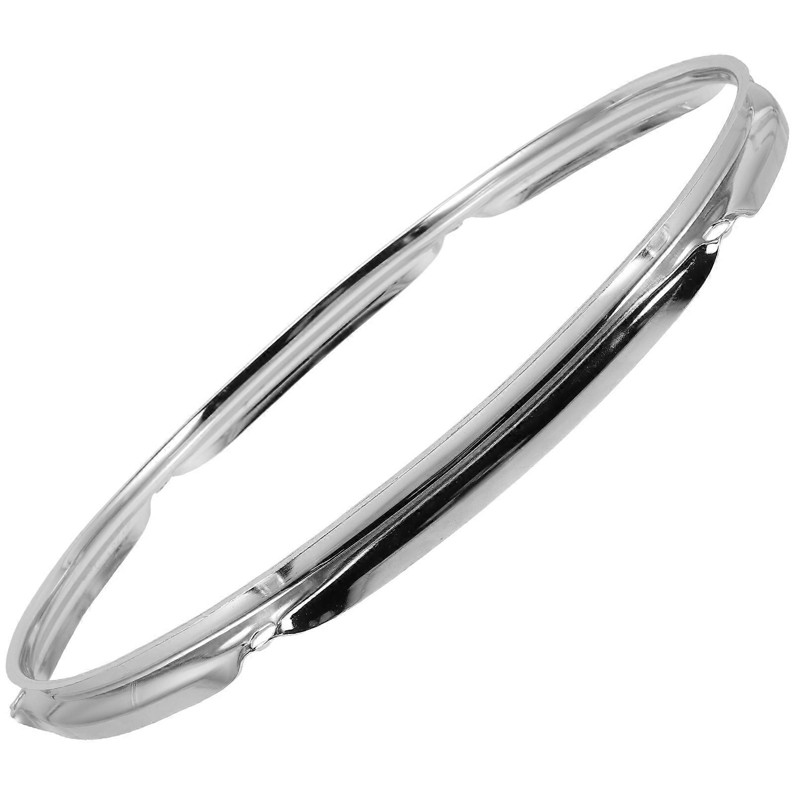 Snare Drum Lugs Side Hoop Consistent Shape Tension Control Silver 36.5x35cm 1Set