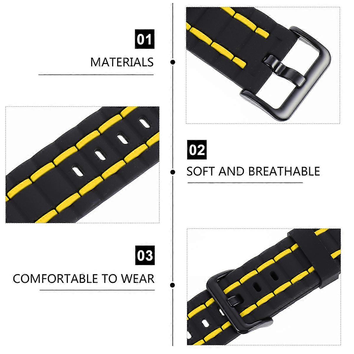 Premium Waterproof Silicone Watchband Compatible for Boneng with Durable Design