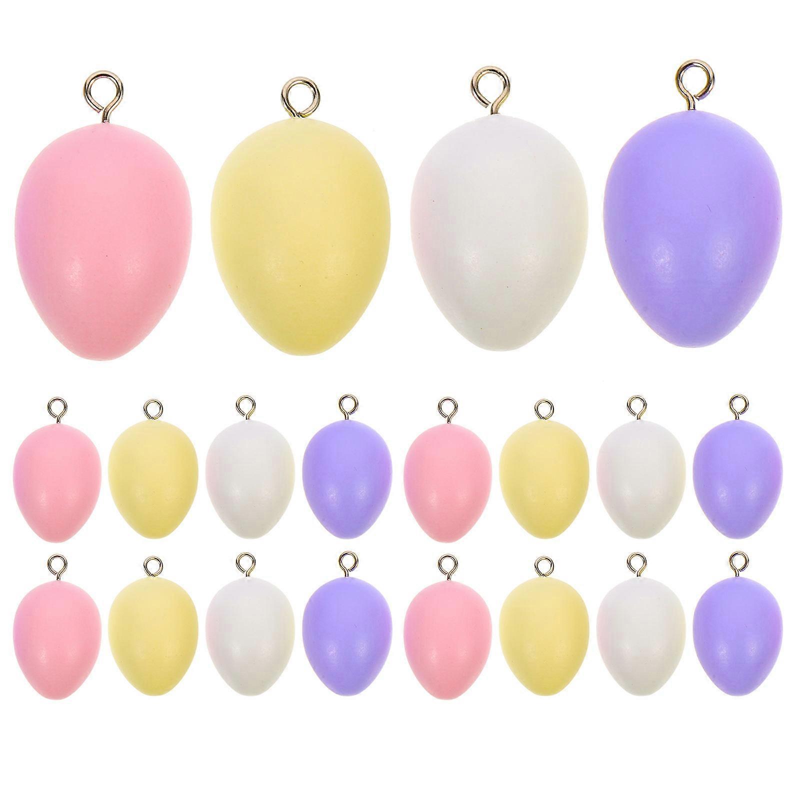 Decorative Easter Egg Ornaments Egg Shape Home Gift Giving Occasions 80 Pcs