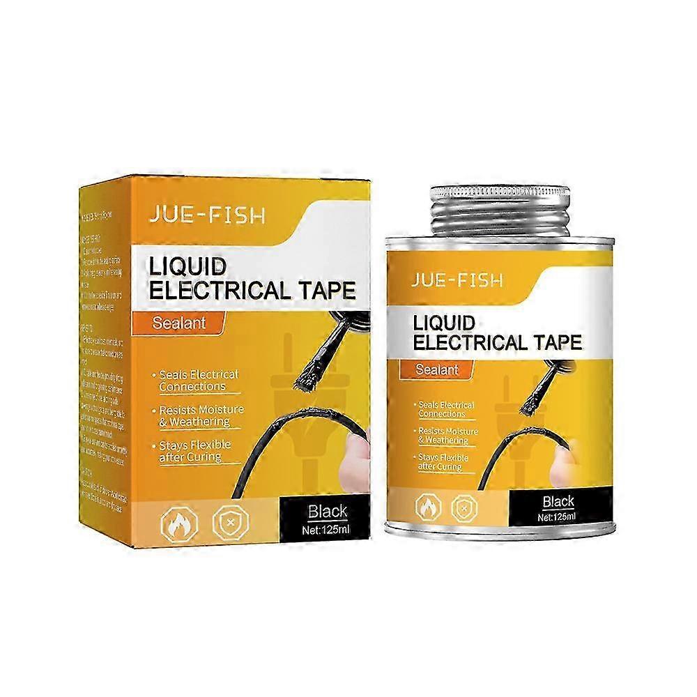 Black (b)$liquid Electrical Tape 125ml