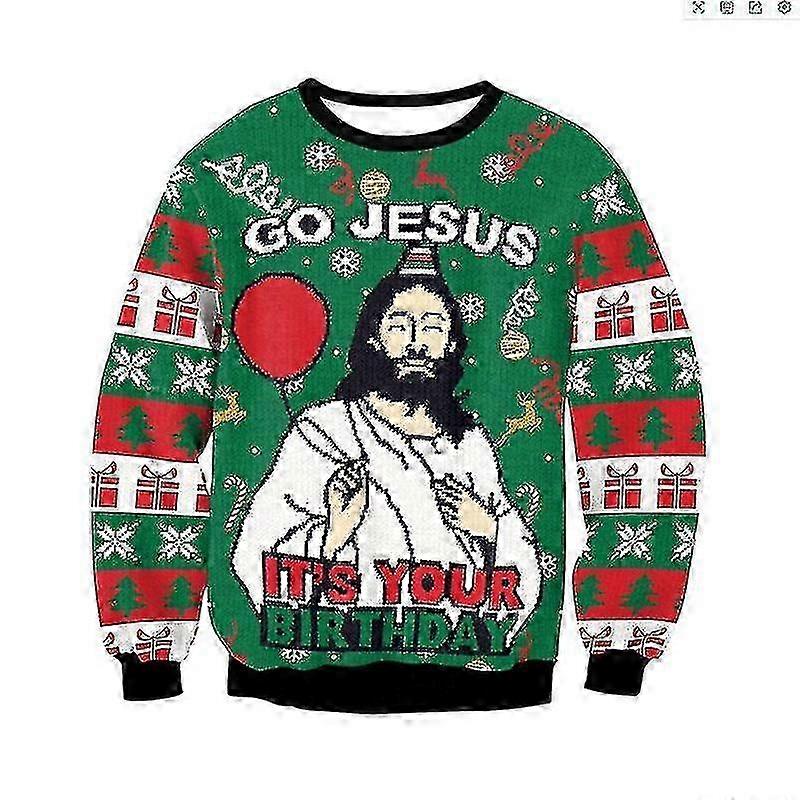 الرجال النساء مضحك القبيح عيد الميلاد البلوزات البلوزات قمم 3D الجدة المطبوعة الخريف الشتاء الملابس الاحتفالية البلوز عيد الميلاد قميص من النوع الثقيل