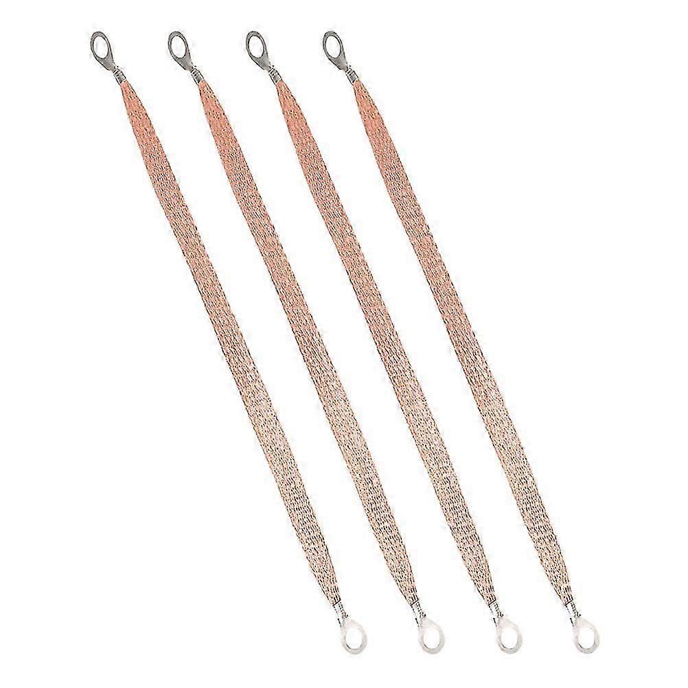 Ιμάντας γείωσης αυτοκινήτου γενικής χρήσης, εγγύηση ασφαλείας για καταστάσεις έκτακτης ανάγκης, χαλκός, σετ 4 τεμαχίων 9.80.50.1 ιντσών