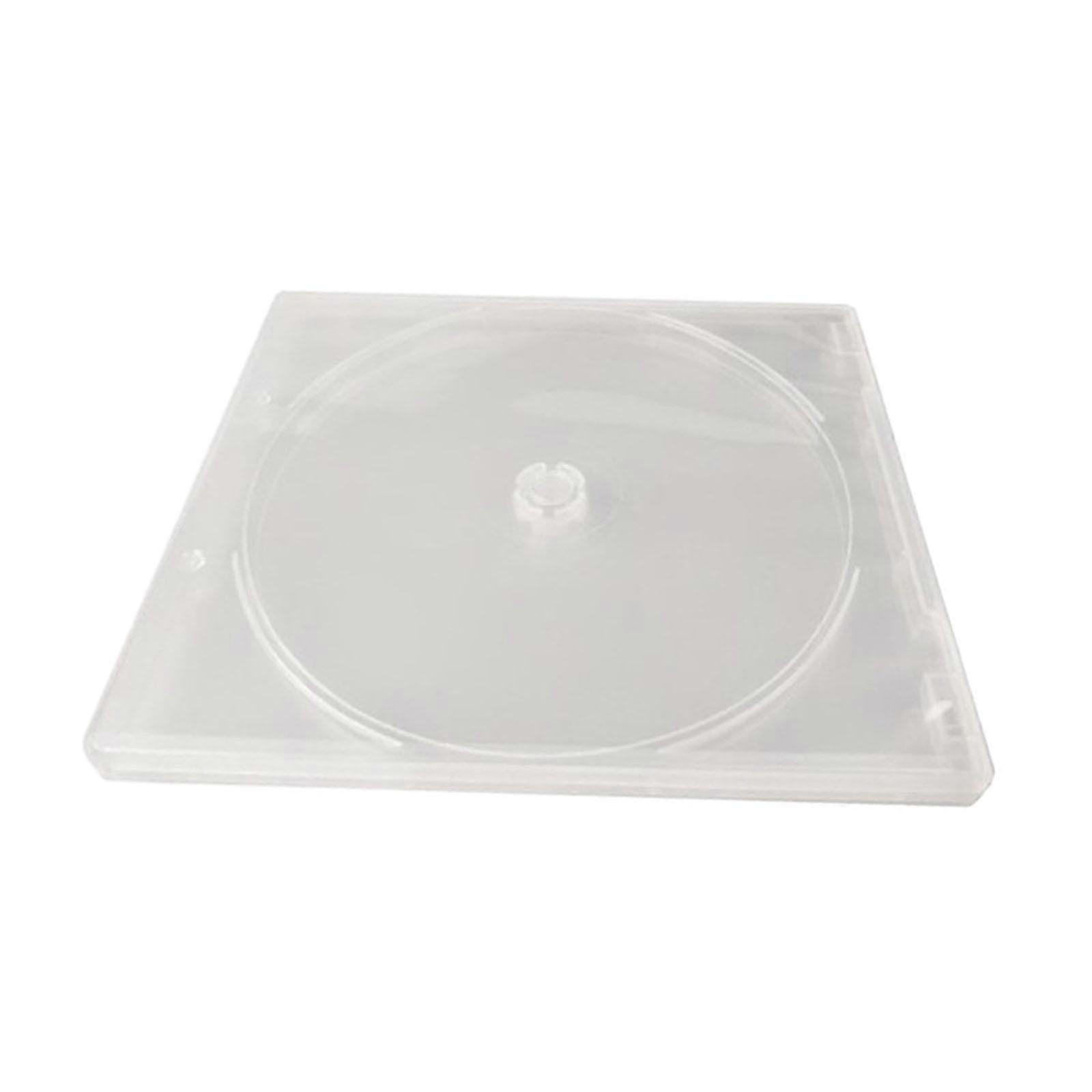 10Pcs Clear CD Cases CD for Protection Portable Waterproof DVD Cases Replacement