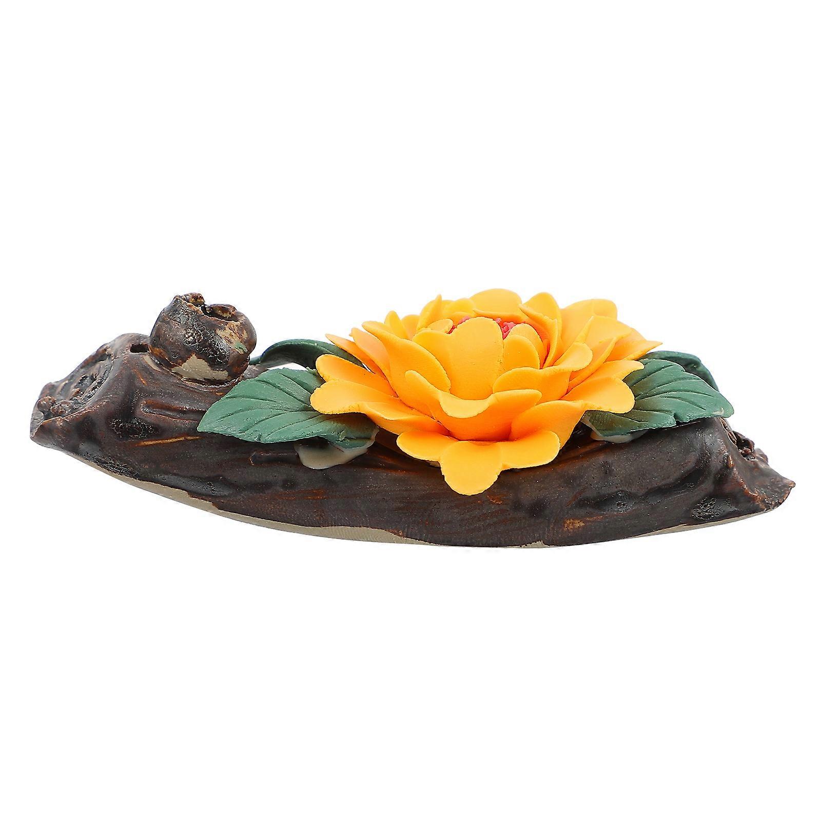 Creative Peony Incense Stick Holder Decor 2Pcs