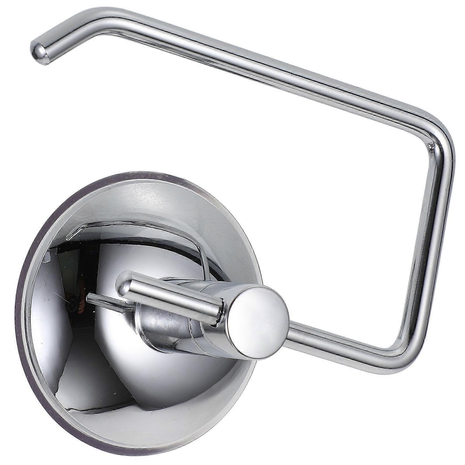 Wall Mounted Tissue Holder 5Pcs Rectangular Design For Modern Home Bathroom And Hotel Occasions With Powerful Suction Cup