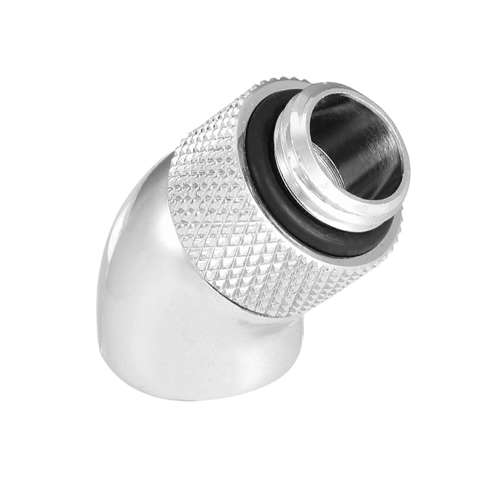45 Degree Angled G1/4 Fitting Adapter Connector Water Cooling System Tackle Accessory