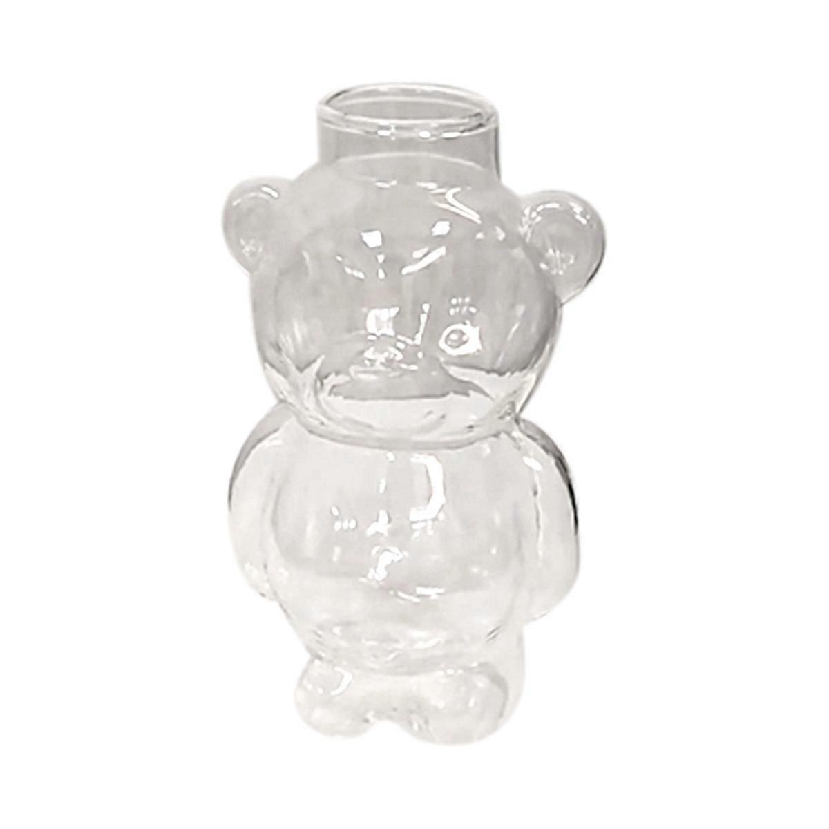 Network Celebrity Restaurant Bear Coffee Cup Cute Glass Juice Cup