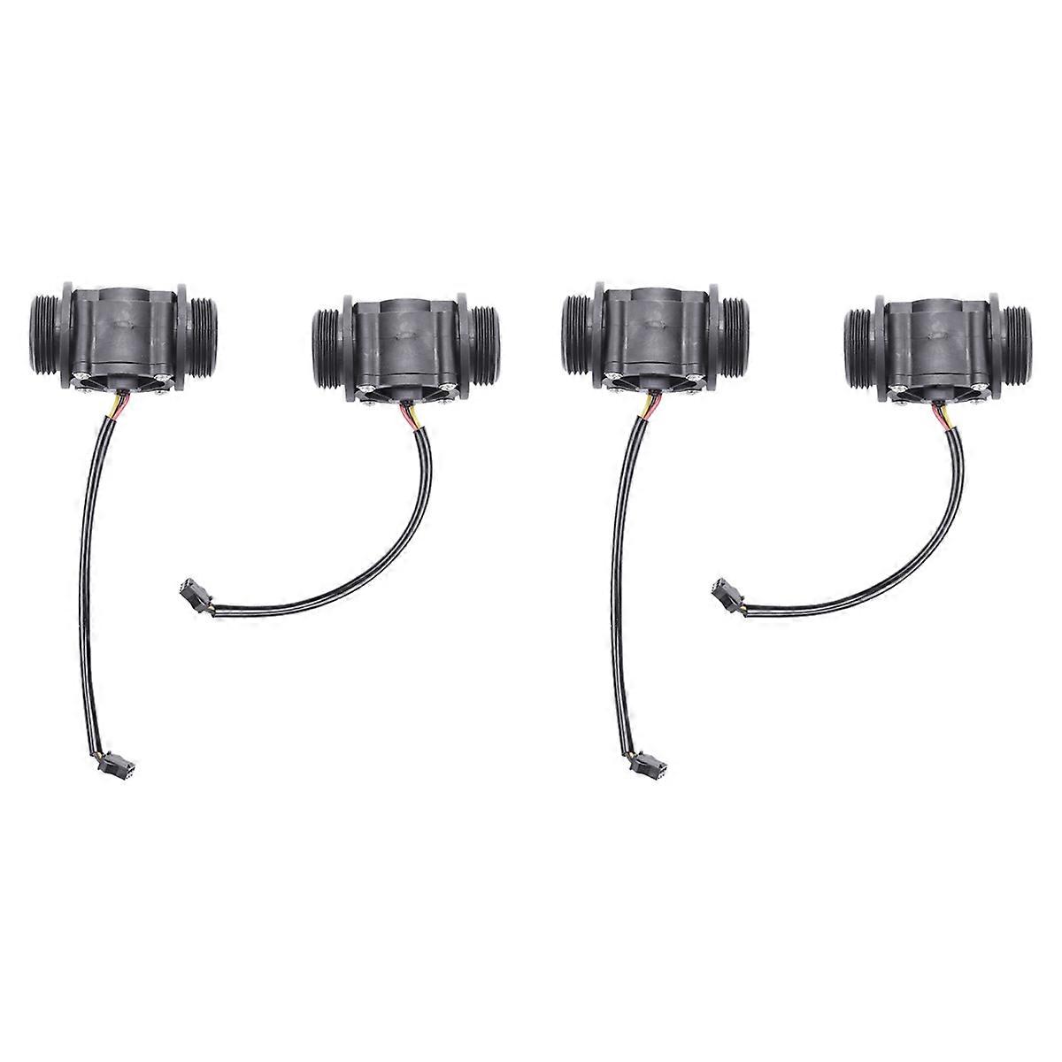 2PCS Water Flow Sensor Fuel Flow Meter Water Meter Sensor 1-60L/Min