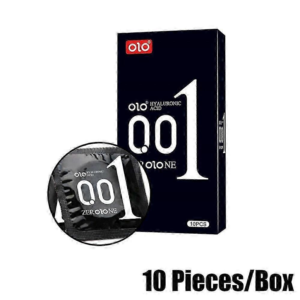 10pcs/box Latex Ultra Thin Condoms Large Particle Long Lasting Men Products