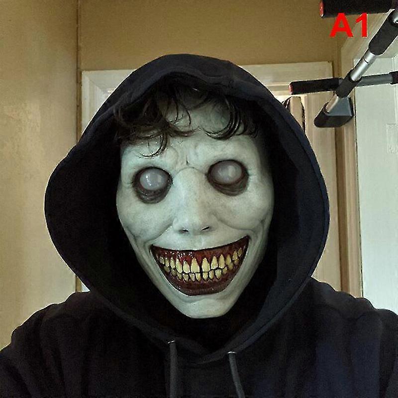 Creepy Halloween Mask Smiling Demons Horror Face Masks The Evil Cosplay Props - FKB