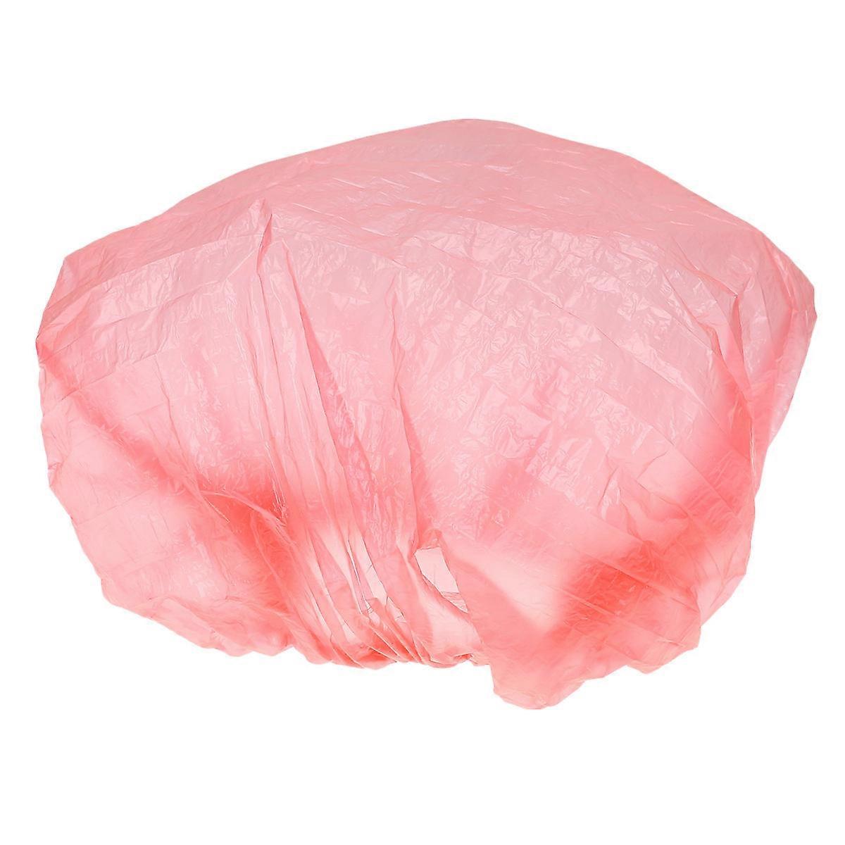 Shower Cap Bath Hat for Bathing Use with 200Pcs Hair Protective Caps