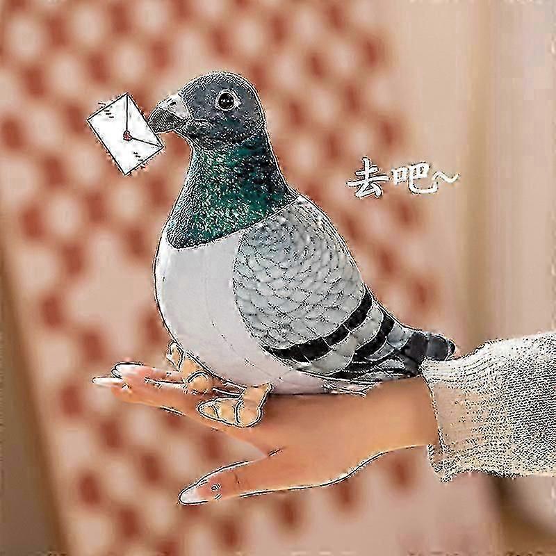 Simulation Animal Doll Series Simulation Pigeon Magpie Plush Toy Tabletop Decoration Gift